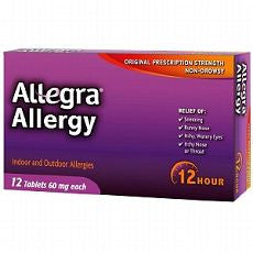 Allegra 12 Hour Allergy, Tablets 12 ea