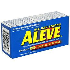 Aleve All Day Strong Smooth Gels 80's