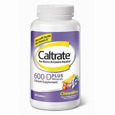 Caltrate Calcium Supplement w/ Vitamin D Chewable