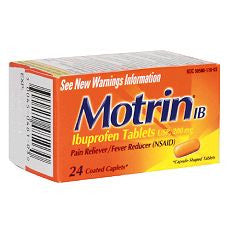 Motrin IB Pain Reliever/Fever Reducer, 200 mg