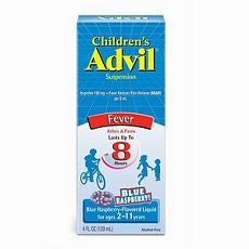 Advil Children's Fever, Ibuprofen Suspension Rasp.