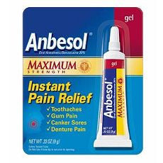 Anbesol Maximum Strength Oral Anesthetic Gel