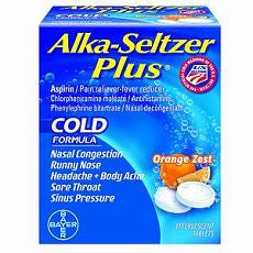Alka-Seltzer Plus Cold Medicine, Orange Zest 20's - OutpatientMD.com