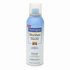 Neutrogena Sunblock, Ultra Sheer Body Mist SPF 70 - OutpatientMD.com