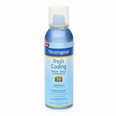 Neutrogena Fresh Cooling Sunblock Body Mist SPF 70