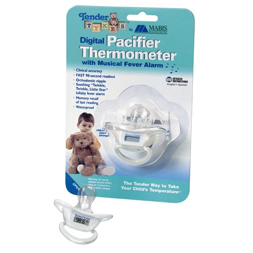 TenderTykes Waterproof Digital Pacifier Thermometer