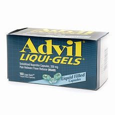 Advil Ibuprofen Capsules, 200mg, Liquid Gels 160's - OutpatientMD.com