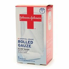 Johnson & Johnson Hospital Grade Rolled Gauze, 3in - OutpatientMD.com