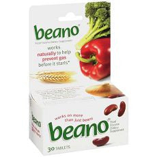 Beano Food Enzyme Dietary Supplement, Tablets 30 - OutpatientMD.com