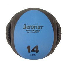 Medicine Ball 14LB Dual Grip Blue