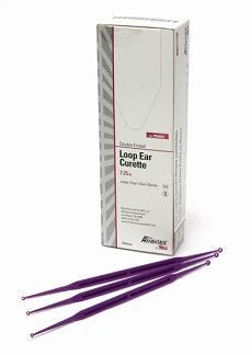 Ear Curette, Disposable, Double Ended Loop, 50/bx - OutpatientMD.com