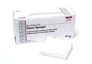 Gauze Sponge, 4" x 4", 12-Ply, Non-Sterile, 200/sleeve - OutpatientMD.com