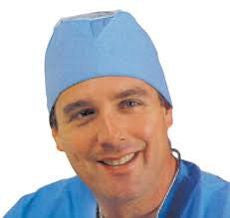 Surgeons Cap, Blue, Tie On, 100/bx - OutpatientMD.com