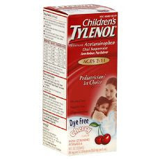 Tylenol Children's Oral Suspension 4oz Cherry
